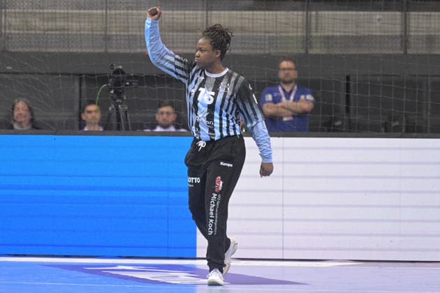Vanessa Fehr HSG Bensheim Auerbach, 16 in goal HSG Bensheim Auerbach vs BVB Borussia Dortmund Handball, Handball, Women, DHB Pokal Haushahn Final 4, Final, Season 2025 2026, 15 03 2026 HSG Bensheim Auerbach vs BVB Borussia Dortmund Handball, Handball, Women, DHB Pokal Haushahn Final 4, Final, Season 2025 2026, 15 03 2026 Stuttgart Copyright: xEibner-Pressefoto TobiasxBaurx EP_TBR