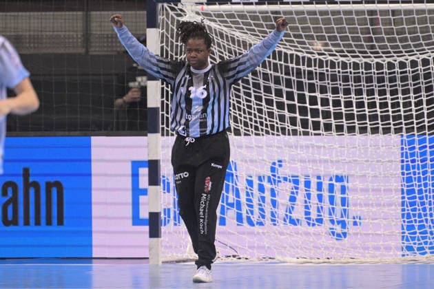 Vanessa Fehr HSG Bensheim Auerbach, 16 in goal HSG Bensheim Auerbach vs BVB Borussia Dortmund Handball, Handball, Women, DHB Pokal Haushahn Final 4, Final, Season 2025 2026, 15 03 2026 HSG Bensheim Auerbach vs BVB Borussia Dortmund Handball, Handball, Women, DHB Pokal Haushahn Final 4, Final, Season 2025 2026, 15 03 2026 Stuttgart Copyright: xEibner-Pressefoto TobiasxBaurx EP_TBR