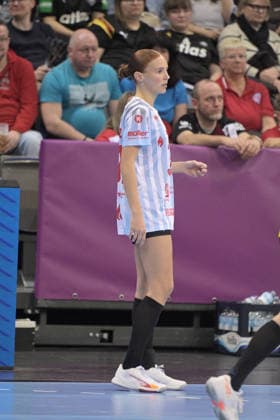 Jule Polsz HSG Bensheim Auerbach, 71 HSG Bensheim Auerbach vs BVB Borussia Dortmund Handball, Handball, Women, DHB Cup Haushahn Final 4, Final, Season 2025 2026, 15 03 2026 HSG Bensheim Auerbach vs BVB Borussia Dortmund Handball, Handball, Women, DHB Cup Haushahn Final 4, Final, Season 2025 2026, 15 03 2026 Stuttgart Copyright: xEibner-Pressefoto TobiasxBaurx EP_TBR