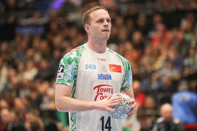 15 03 2026, xgox, Handball Daikin HBL Bergischer HC SC Magdeburg emspor, v l Omar Ingi Magnusson Magdeburg, 14 at Siebenmeter Duesseldorf