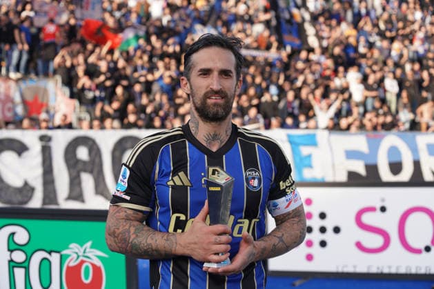 PISA S Antonio CaraccioloPanini Player of the match Serie A Enilive 2025 2026 During the Serie A soccer match between Pisa and Cagliari at the Cetilar Arena Romeo Anconetani Stadium in Pisa; Center West Italy; monday March 15; 2026 ; Soccer  Copyright: x AlessandroxLaxRoccax