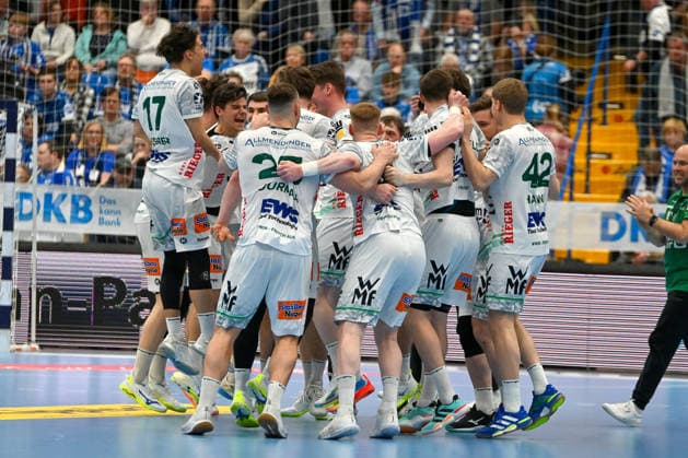 Frisch Auf Goeppingen, Cheers TBV Lemgo Lippe vs Frisch Auf Goeppingen, Handball, 1 Bundesliga, 25 Matchday, Season 2025 2026, 15 03 2026, TBV Lemgo Lippe vs Frisch Auf Goeppingen, Handball, 1 Bundesliga, 25 Matchday, Season 2025 2026, 15 03 2026 Lemgo Copyright: xEibner-Pressefoto RobertxGertzenx EP_RGN