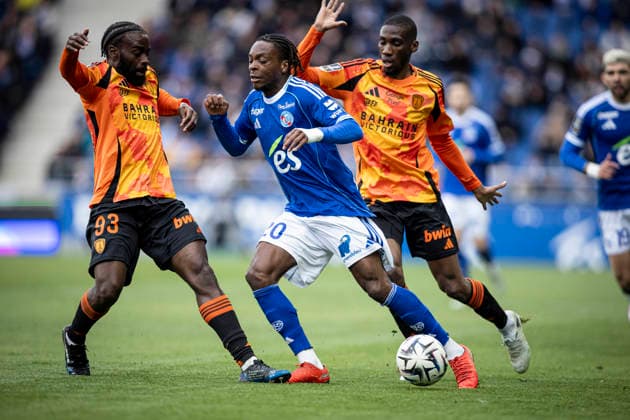 FOOTBALL : Racing Strasbourg (RCS) vs Paris FC - ligue 1 - Strasbourg - 15 03 26 Martial Godo 20 (RCS)  Copyright: xelyxandroxcegarrax