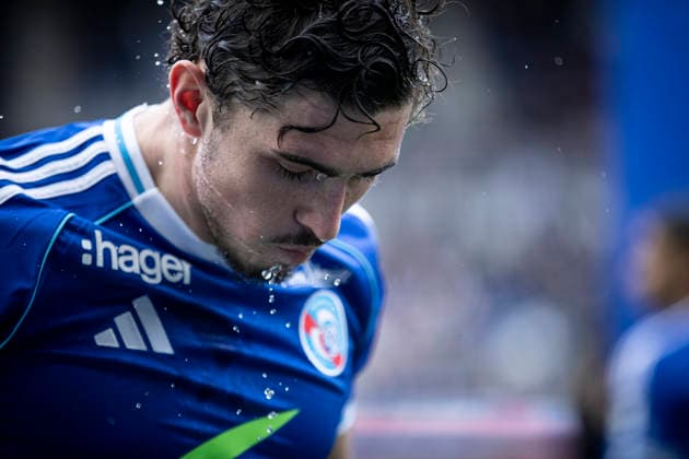 FOOTBALL : Racing Strasbourg (RCS) vs Paris FC - ligue 1 - Strasbourg - 15 03 26 Joaquin Panichelli 9 (RCS)  Copyright: xElyxandroxCEGARRAx
