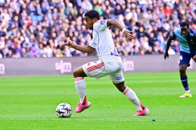 FOOTBALL : Le Havre vs Lyon - Ligue 1 - 15 03 2026 Endrick of Lyon during the Ligue 1 match between Havre AC and Olympique Lyonnais at Stade Oceane on March 15, 2026 in Le Havre, France. ( Photo by Federico Pestellini PsnewZ ) - Le HavreFrance  Copyright: xFedericoxPestellinix