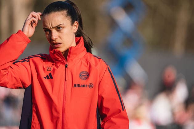 Natalia Padilla Bidas FC Bayern Muenchen, 23 in warm-up clueless 1 FC Köln vs FC Bayern Munich, Football, Google Pixel Womens Bundesliga, Matchday 20, Season 2025 26, 15 03 2026, 1 FC Köln vs FC Bayern Munich, Football, Google Pixel Womens Bundesliga, Matchday 20, Season 2025 26, 13 03 2026 Cologne Copyright: xEibner-Pressefoto LukasxBaldygax EP_LBA