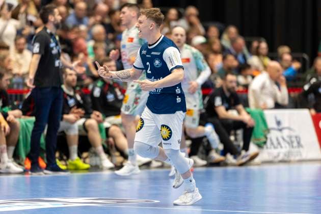 Bergischer HC vs SC Magdeburg, 15 03 2026 DUESSELDORF, GERMANY MARCH 15 Noah Beyer 2, Bergischer HC during the HBL Bundesliga match between Bergischer HC vs SC Magdeburg at Mitsubishi Electric HALLE on Matchday 25 March 15, 2026 in Duesseldorf, Germany Copyright: xBEAUTIFULxSPORTS KennyxBeelex