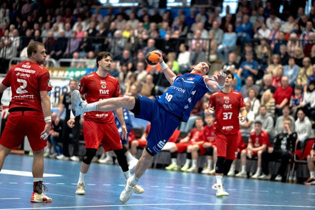 Stefan Bauer, HBW Balingen Weilstetten, 99 , HBW Balingen Weilstetten vs Eulen Ludwigshafen, Handball, 2 Bundesliga, 24 Matchday, Season 2025 2026, 15 03 2026 Eibner Pressefoto Andreas Ulmer HBW Balingen Weilstetten vs Eulen Ludwigshafen, Handball, 2 Bundesliga, 24 Matchday, Season 2025 2026, 15 03 2026 Balingen Copyright: xEibner-Pressefoto AndreasxUlmerx EP_AUR