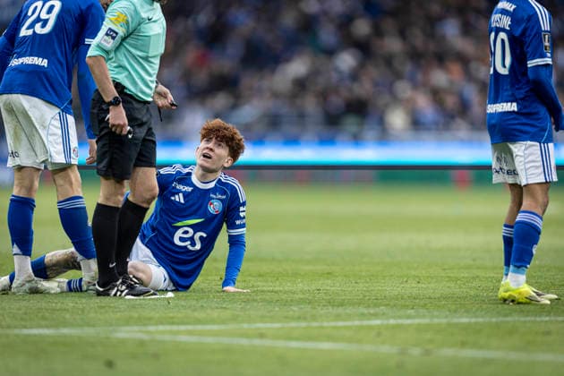 FOOTBALL : Racing Strasbourg (RCS) vs Paris FC - ligue 1 - Strasbourg - 15 03 26 Valentin Barco 32 (RCS)  Copyright: xelyxandroxcegarrax
