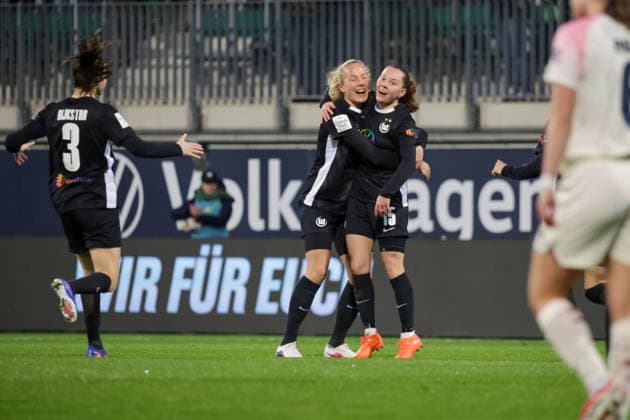 15 03 2026, xgrfx, Soccer Google Pixel Women Bundesliga, VfL Wolfsburg Bayer Leverkusen v l Tor, Janou Levels VfL Wolfsburg DFL DFB REGULATIONS PROHIBIT ANY USE OF PHOTOGRAPHS as IMAGE SEQUENCES and or QUASI VIDEO Wolfsburg