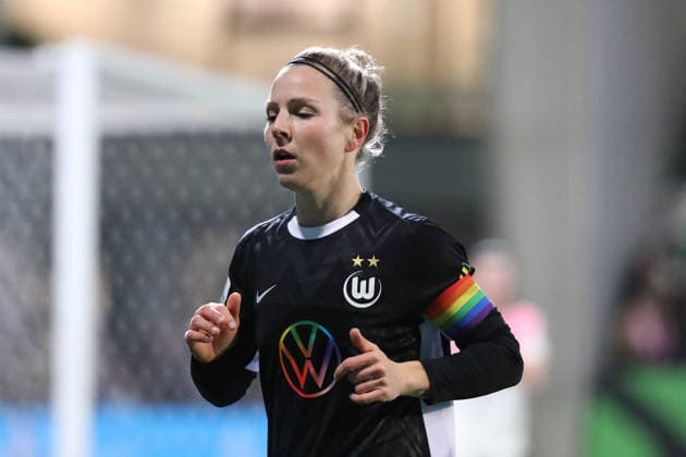 VfL vs Leverkusen, BL Women Wolfsburg, 15 03 2026, Football, Women, Google Pixel Bundesliga, Season 2025 2026, VfL Wolfsburg vs Bayer 04 Leverkusen, Svenja Huth VfL Wolfsburg AOK Stadion Niedersachsen Germany