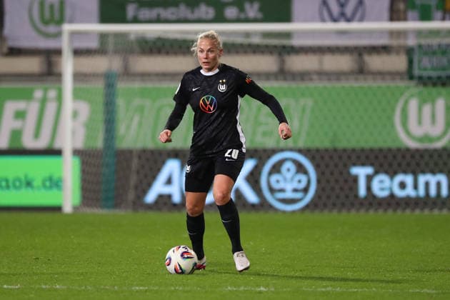 VfL vs Leverkusen, BL Women Wolfsburg, 15 03 2026, Football, Women, Google Pixel Bundesliga, Season 2025 2026, VfL Wolfsburg vs Bayer 04 Leverkusen, Guro Bergsvand VfL Wolfsburg AOK Stadion Niedersachsen Germany