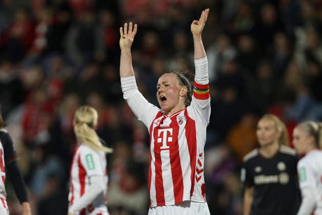 Marina Hegering 1 FC Köln gestures, gestures during the Woman Bundesliga match between 1 FC Köln and Bayern Munich, Franz Kremer Stadion on March 15 in Cologne, Germany Photo by Oliver Kaelke DeFodi Images Marina Hegering 1 FC Köln gestures during the Woman Bundesliga match between 1 FC Köln and Bayern Munich at Franz Kremer Stadion on March 15, 2026 in Cologne, Germany Photo by Oliver Kaelke DeFodi Images DFL regulations prohibit any use of photographs as image sequences and or quasi video Photo by Oliver Kaelke DeFodi Images