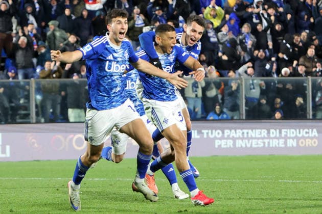 Como™s Diego Carlos celebrates during the Serie A soccer match between Como and Roma at the Giuseppe Sinigaglia stadium in Como, north Italy - March 15 2026 - Soccer.  Copyright: xAntonioxSaiai LaPressex