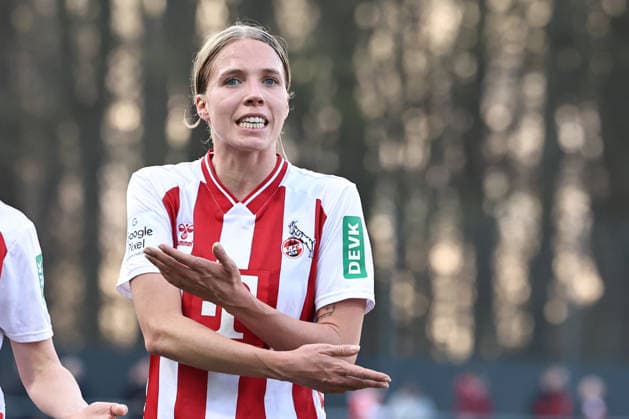Germany Google Pixel Womens Bundesliga 2025 2026 Matchday 16, 1 FC Köln vs FC Bayern Munich Sunday, 15 03 2026 Franz Kremer Stadium, North Rhine-Westphalia Celina Degen 1 FC Köln Women, 5 Copyright: xSümeyyexAkcöltekinx