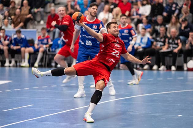 Lars Roller, Eulen Ludwigshafen, 23 , HBW Balingen Weilstetten vs Eulen Ludwigshafen, Handball, 2 Bundesliga, 24 Matchday, Season 2025 2026, 15 03 2026 Eibner Pressefoto Andreas Ulmer HBW Balingen Weilstetten vs Eulen Ludwigshafen, Handball, 2 Bundesliga, 24 Matchday, Season 2025 2026, 15 03 2026 Balingen Copyright: xEibner-Pressefoto AndreasxUlmerx EP_AUR