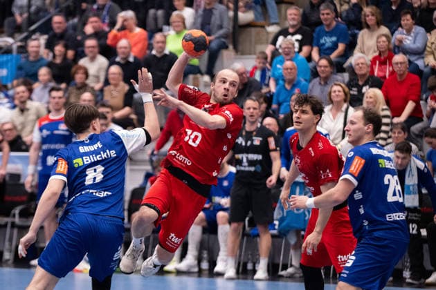 Vincent Buelow, Eulen Ludwigshafen, 10 , HBW Balingen Weilstetten vs Eulen Ludwigshafen, Handball, 2 Bundesliga, 24 Matchday, Season 2025 2026, 15 03 2026 Eibner Pressefoto Andreas Ulmer HBW Balingen Weilstetten vs Eulen Ludwigshafen, Handball, 2 Bundesliga, 24 Matchday, Season 2025 2026, 15 03 2026 Balingen Copyright: xEibner-Pressefoto AndreasxUlmerx EP_AUR