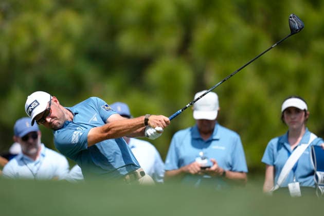 March 15, 2026, Ponte Vedra, Florida, USA: March 15, 2026, Ponte Vedra, Florida.Corey Conners (Canada) hits his tee shot on the 4th hole during the fourth round of The PLAYERS Championship at TPC Sawgrass. Ponte Vedra USA - ZUMAd212 20260315_zsp_d212_011 Copyright: xRichardxDolex