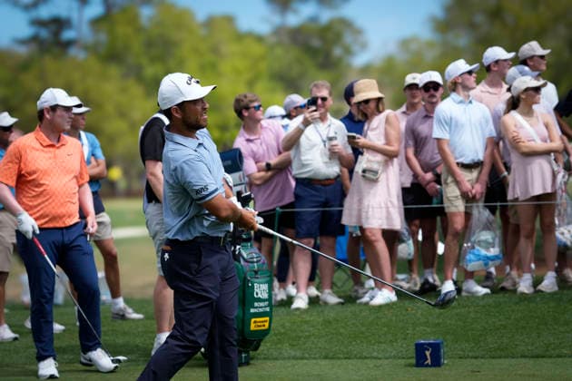 March 15, 2026, Ponte Vedra, Florida, USA: March 15, 2026, Ponte Vedra, Florida.Xander Schauffele (USA) hits his tee shot on the 4th hole during the fourth round of The PLAYERS Championship at TPC Sawgrass. Ponte Vedra USA - ZUMAd212 20260315_zsp_d212_014 Copyright: xRichardxDolex