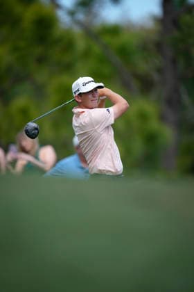 March 15, 2026, Ponte Vedra, Florida, USA: March 15, 2026, Ponte Vedra, Florida.Jacob Bridgeman (USA) hits his tee shot on the 4th hole during the fourth round of The PLAYERS Championship at TPC Sawgrass. PGA, Golf Herren Tour 2026: The PLAYERS Championship  - ZUMAd212 20260315_zsp_d212_010 Copyright: xRichardxDolex