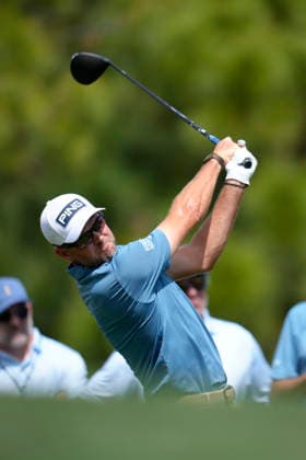 March 15, 2026, Ponte Vedra, Florida, USA: March 15, 2026, Ponte Vedra, Florida.Corey Conners (Canada) hits his tee shot on the 4th hole during the fourth round of The PLAYERS Championship at TPC Sawgrass. PGA, Golf Herren Tour 2026: The PLAYERS Championship  - ZUMAd212 20260315_zsp_d212_019 Copyright: xRichardxDolex