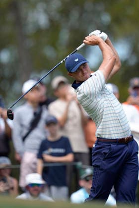 March 15, 2026, Ponte Vedra, Florida, USA: March 15, 2026, Ponte Vedra, Florida.Ludvig Aberg (Sweden) hits his tee shot on the 4th hole during the fourth round of The PLAYERS Championship at TPC Sawgrass. Ponte Vedra USA - ZUMAd212 20260315_zsp_d212_009 Copyright: xRichardxDolex
