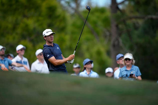 March 15, 2026, Ponte Vedra, Florida, USA: March 15, 2026, Ponte Vedra, Florida.Michael Thorbjornsen (USA) hits his tee shot on the 4th hole during the fourth round of The PLAYERS Championship at TPC Sawgrass. Ponte Vedra USA - ZUMAd212 20260315_zsp_d212_022 Copyright: xRichardxDolex