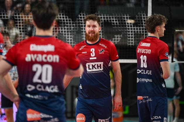 15 03 2026, xdobgx, Volleyball Volleyball Bundesliga VBL, SVG Lüneburg ASV Dachau v l Jesse Elser SVG Lüneburg, 3 Portrait, Portrait, Single image