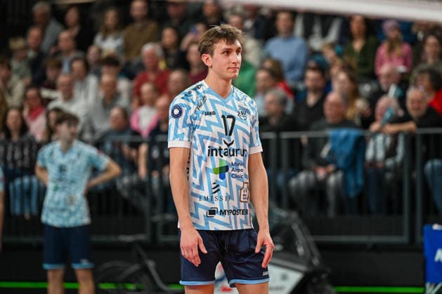 15 03 2026, xdobgx, Volleyball Volleyball Bundesliga VBL, SVG Lüneburg ASV Dachau v l Will Kuhns ASV Dachau, 17 Portrait, Portraet, single image