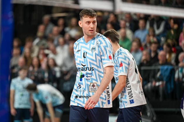 15 03 2026, xdobgx, Volleyball Volleyball Bundesliga VBL, SVG Lüneburg ASV Dachau v l Luis Grossmann ASV Dachau, 4 Portrait, Portraet, Single image