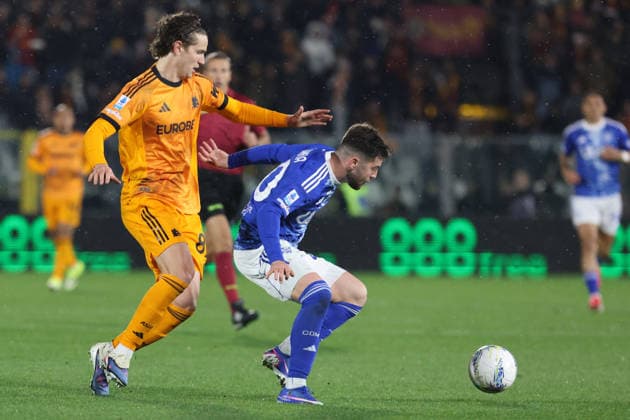 Roma™s Neil El Aynaoui during the Serie A soccer match between Como and Roma at the Giuseppe Sinigaglia stadium in Como, north Italy - March 15 2026 - Soccer.  Copyright: xAntonioxSaiai LaPressex
