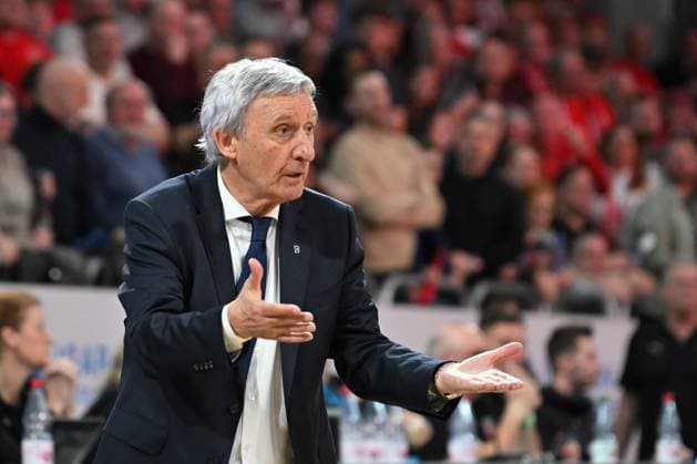 BAMBERG 15 03 2026 Basketball easycredit 1 Basketball Bundesliga 24 Matchday Bamberg Baskets vs FC Bayern Munich Basketball Svetislav Pesic Headcoach FC Bayern Munich Bamberg Baskets vs FC Bayern Munich Basketball