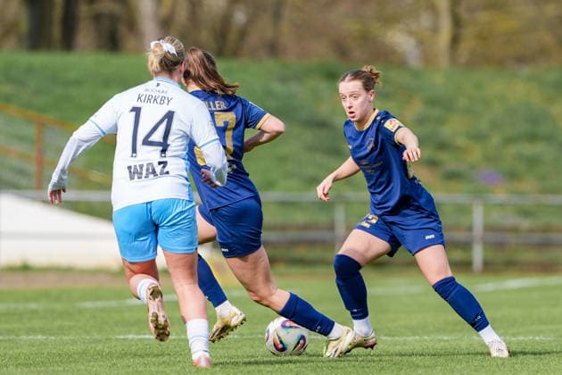 15 03 2026, Football, 2 Womens Bundesliga, 2025 2026, Matchday 19, SG 99 Andernach VfL Bochum Andernach Stadion Rheinland Pfalz Germany
