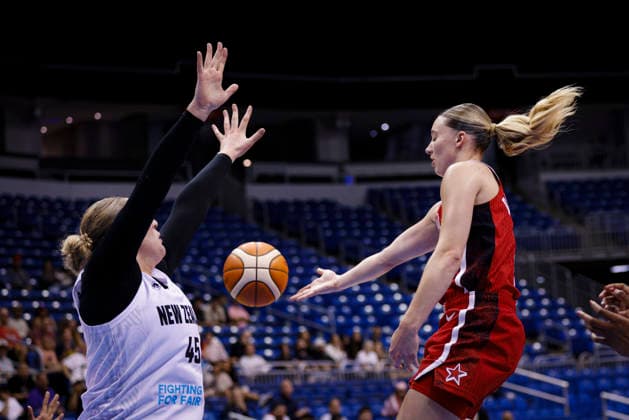Basketball, Women, World Cup Qualifier, New Zealand - USA