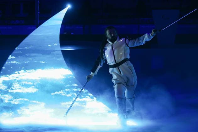 ITALY, CORTINA D AMPEZZO - MARCH 15, 2026: The closing ceremony of the 2026 Winter Paralympic Games at the Stadio Olimpico del Ghiaccio in Cortina d Ampezzo, Province of Belluno. Mikhail Tereshchenko TASS  90088937