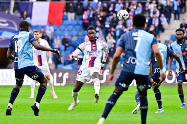 FOOTBALL : Le Havre vs Lyon - Ligue 1 - 15 03 2026 Moussa Niakhate of Lyon during the Ligue 1 match between Havre AC and Olympique Lyonnais at Stade Oceane on March 15, 2026 in Le Havre, France. ( Photo by Federico Pestellini PsnewZ ) - Le HavreFrance  Copyright: xFedericoxPestellinix