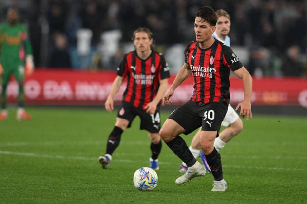 Ardon Jashari of AC Milan during the match of 29th day of the Serie A Championship between S.S.Lazio and A.C.Milan at the Olimpico Stadium on Mar 15, 2026 in Rome, Italy. during SS Lazio vs AC Milan, Italian soccer Serie A match in Rome, Italy, March 15 2026  Copyright: xRobertoxRamaccia IPAxSportx xipa-agency.netx xx IPA_72943751 IPA_Agency_IPA72943751