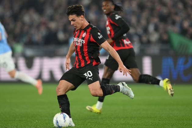 Ardon Jashari of AC Milan during the match of 29th day of the Serie A Championship between S.S.Lazio and A.C.Milan at the Olimpico Stadium on Mar 15, 2026 in Rome, Italy. during SS Lazio vs AC Milan, Italian soccer Serie A match in Rome, Italy, March 15 2026  Copyright: xRobertoxRamaccia IPAxSportx xipa-agency.netx xx IPA_72940118 IPA_Agency_IPA72940118
