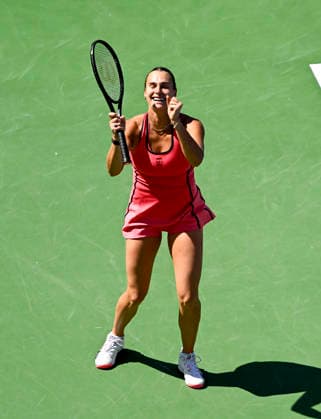 Tennis 2026: BNP Paribas Open MAR 15 March 15, 2026 Aryna Sabalenka celebrates match point against Elena Rybakina of Kazakhstan during their Women s Singles Finals match at the BNP Paribas Open held at the Indian Wells Tennis Garden in Indian Wells, California. Mandatory Photo Credit : Charles Baus CSM (Credit Image: Â Charles Baus Cal Media) Indian Wells Ca United States of America EDITORIAL USE ONLY Copyright: xx ZUMA-20260315_zma_c04_008.jpg CharlesxBausx csmphotothree481132