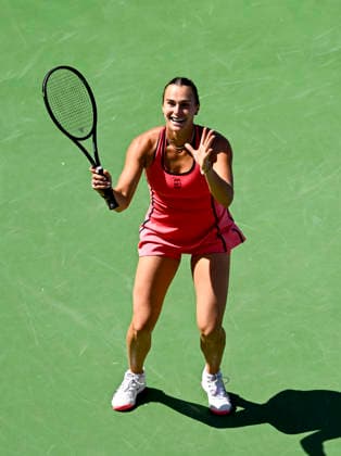 Tennis 2026: BNP Paribas Open MAR 15 March 15, 2026 Aryna Sabalenka celebrates match point against Elena Rybakina of Kazakhstan during their Women s Singles Finals match at the BNP Paribas Open held at the Indian Wells Tennis Garden in Indian Wells, California. Mandatory Photo Credit : Charles Baus CSM (Credit Image: Â Charles Baus Cal Media) Indian Wells Ca United States of America EDITORIAL USE ONLY Copyright: xx ZUMA-20260315_zma_c04_007.jpg CharlesxBausx csmphotothree481133