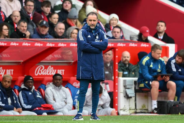 Nottingham Forest v Fulham - Premier League Vitor Pereira, Nottingham Forest head coach, looks on during the Premier League match between Nottingham Forest and Fulham at the City Ground in Nottingham, United Kingdom, on March 15, 2026. Nottingham Nottinghamshire United Kingdom  Copyright: xMIxNewsx originalFilename:fletcher-nottingh260315_npLVU.jpg