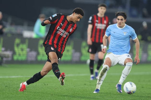 CALCIO - Serie A - SS Lazio vs AC Milan Rome, Italy - March 15, 2026: Koni De Winter (defender) of AC Milan seen in action during the Serie A Enilive 2025-2026 football match between S.S. Lazio vs A.C. Milan at Olympic Stadium. Rome Italy  Copyright: xIPAxSport ABACAx