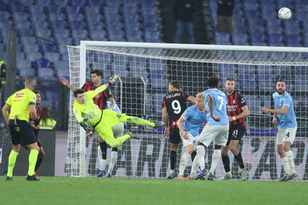 CALCIO - Serie A - SS Lazio vs AC Milan Rome, Italy - March 15, 2026: Edoardo Motta (goalkeeper) of SS Lazio seen in action during the Serie A Enilive 2025-2026 football match between S.S. Lazio vs A.C. Milan at Olympic Stadium. Rome Italy  Copyright: xIPAxSport ABACAx