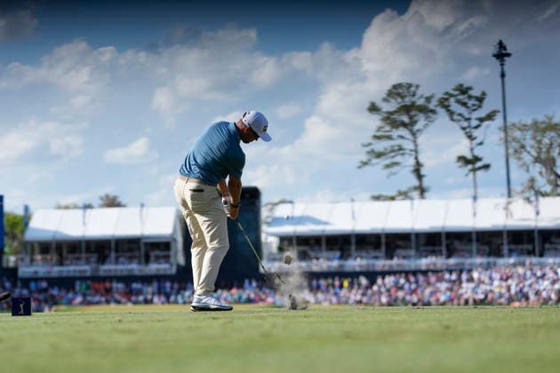 March 15, 2026, Ponte Vedra, Florida, USA: March 15, 2026, Ponte Vedra, Florida.Corey Conners (Canada) hits a tee shot on the 17th hole during the fourth round of The PLAYERS Championship at TPC Sawgrass. Ponte Vedra USA - ZUMAd212 20260315_zsp_d212_103 Copyright: xRichardxDolex