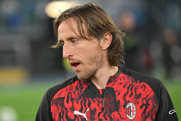 CALCIO - Serie A - SS Lazio vs AC Milan Luka Modric of AC Milan during the serie A Enilive match between SS Lazio v AC Milan at olimpico stadium in Rome, March 14th, 2026 Mattia Vian Rome Italy  Copyright: xIPAxSport ABACAx