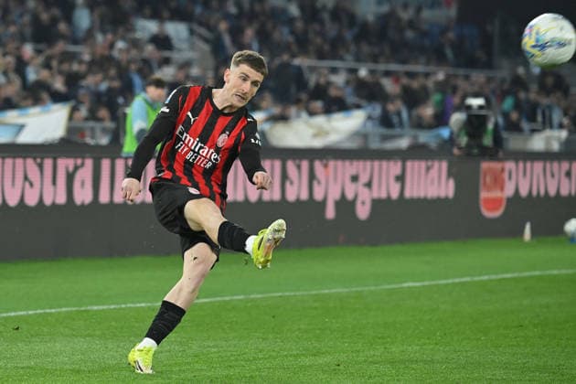 CALCIO - Serie A - SS Lazio vs AC Milan Alexis Saelemaekers of AC Milan during the serie A Enilive match between SS Lazio v AC Milan at olimpico stadium in Rome, March 14th, 2026 Mattia Vian Rome Italy  Copyright: xIPAxSport ABACAx