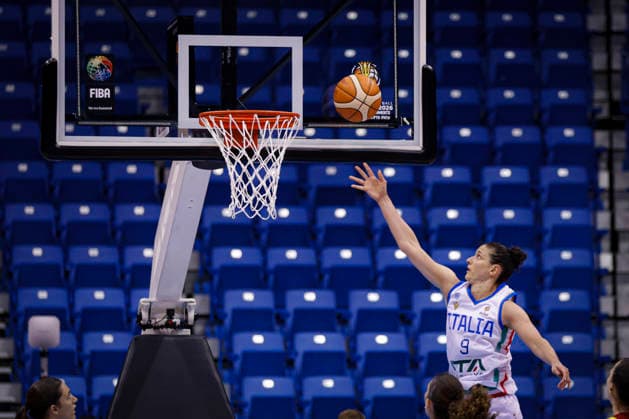 2026 World Cup Qualifying Tournament - Italy V Spain Cecilia Zandalasini 9 of Italy plays in the 2026 FIBA World Cup Qualifying Tournament game between Italy and Spain at Coliseo Jose Miguel Agrelot in San Juan, Puerto Rico, on March 15, 2026. San Juan Puerto Rico  Copyright: xEdgardoxMedinax originalFilename:medinamillan-notitle260315_npFBZ.jpg