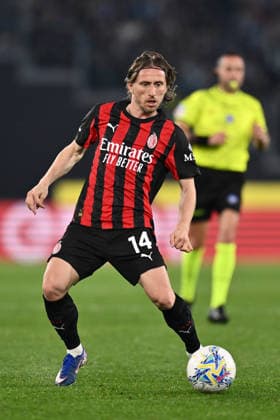SS Lazio v AC Milan - Serie A Luka Modric of A.C. Milan is in action during the 29th matchday of the Serie A championship between S.S. Lazio and A.C. Milan at the Olympic Stadium in Rome, Italy, on March 15, 2026. Rome Italy Italy  Copyright: xDomenicoxCippitellix originalFilename:cippitelli-sslaziov260315_npau3.jpg