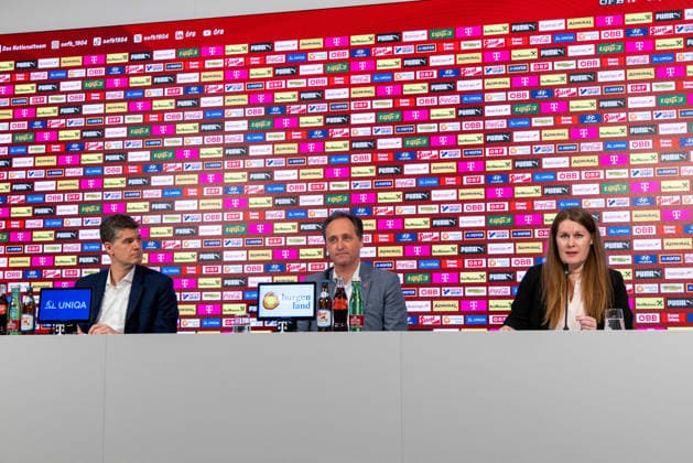 SOCCER - OEFB, PK, squad nomination VIENNA,AUSTRIA,16.MAR.26 - SOCCER - OEFB, Oesterreichischer Fussball-Bund, preview, press conference, PK, Pressekonferenz squad nomination. Image shows .  GEPAxpictures xPhilippxBrem