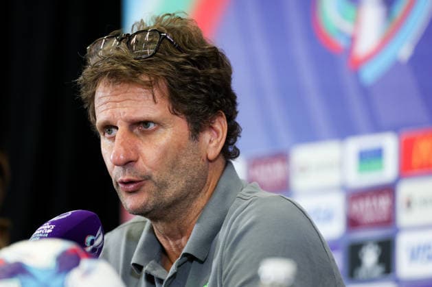 PERTH, AUSTRALIA - MARCH 16: Joseph Montemurro, head coach of Team Australia, attends a press conference, PK, Pressekonferenz before the AFC Women s Asian Cup Australia 2026 Semifinal game between China and Australia on March 16, 2026 in Perth, Australia.  Copyright: xWuxZhizhaox 111628558836